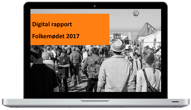 digital rapport analyse af folkemødet 2017