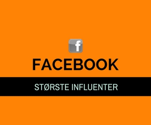 Danmarks største influencers på Facebook