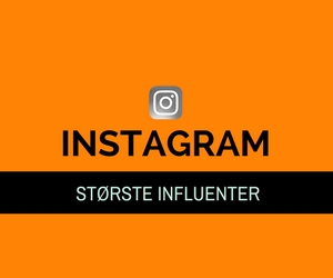 Danmarks største influencers på Instagram