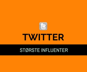 Danmarks største influencers på Twitter